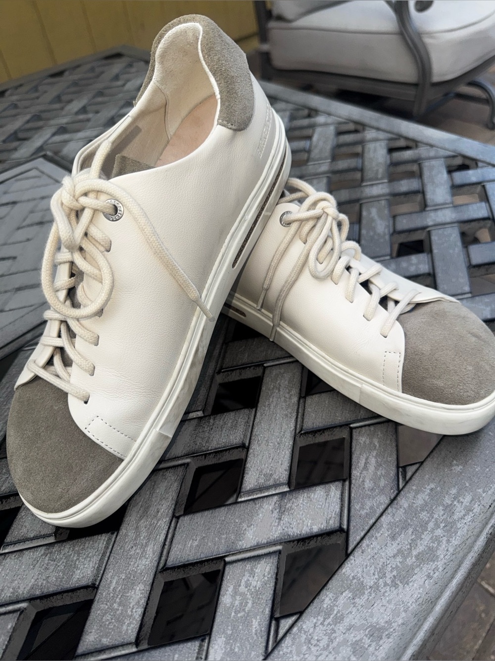 🤍 Birkenstock Utti Lace Antique White Suede Shoes — EU 40